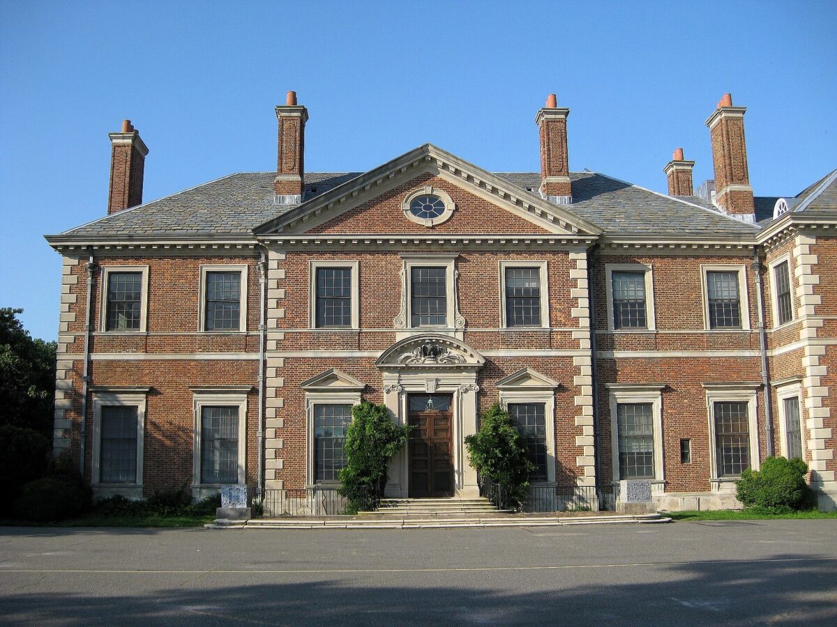 Caumsett, exterior, entrance front