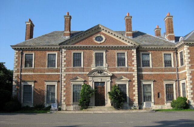 Caumsett, exterior, entrance front