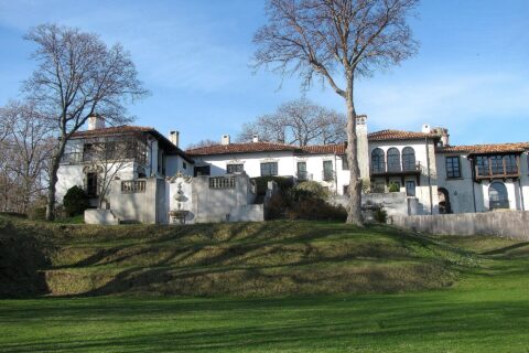 Eagle’s Nest, exterior across lawn
