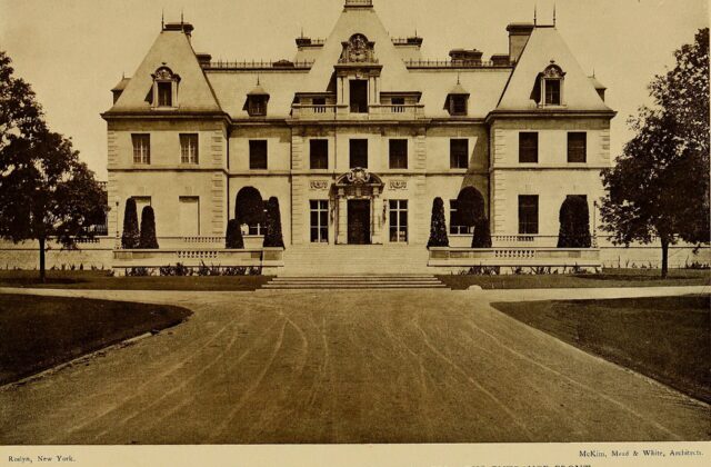Harbor Hill, exterior, entrance front