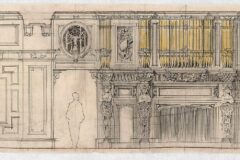 Idle Hour, architectural drawing of the rebuilt house, dated 1900 to 1901