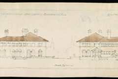 La Selva, architectural drawing, two elevations