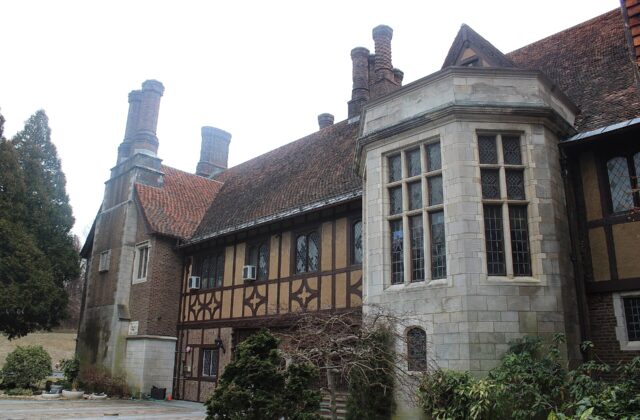 The Chimneys, exterior of the Holmes mansion