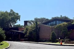 The Chimneys, 1950s synagogue wing, not the mansion